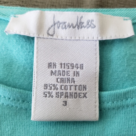 Turquoise Cold Shoulder Top - Picture 3 of 3